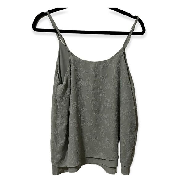 Tank top M Francesca’s medium mi ami blue gray slate adjustable straps NWT​ - Picture 7 of 8